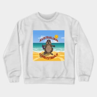 Australian Christmas Quokka Crewneck Sweatshirt